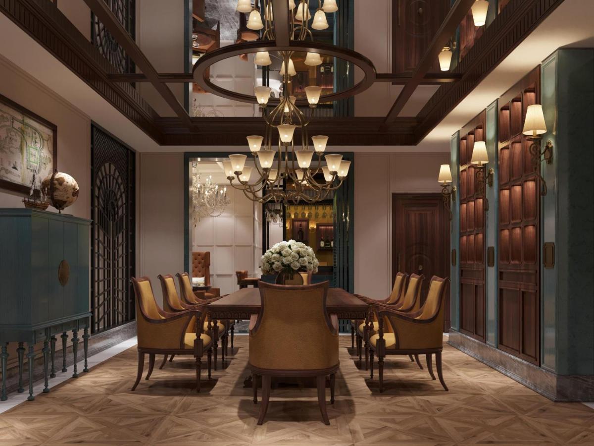 Grand Hotel Du Lac Hanoj Exteriér fotografie 3D interior visualization of a dining room