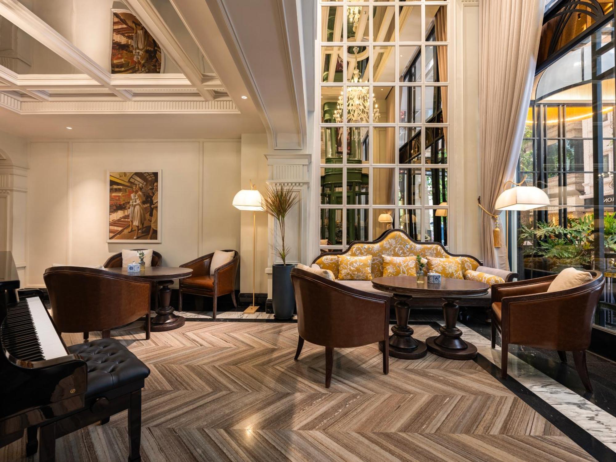 Grand Hotel Du Lac Hanoj Exteriér fotografie The lobby of the hotel