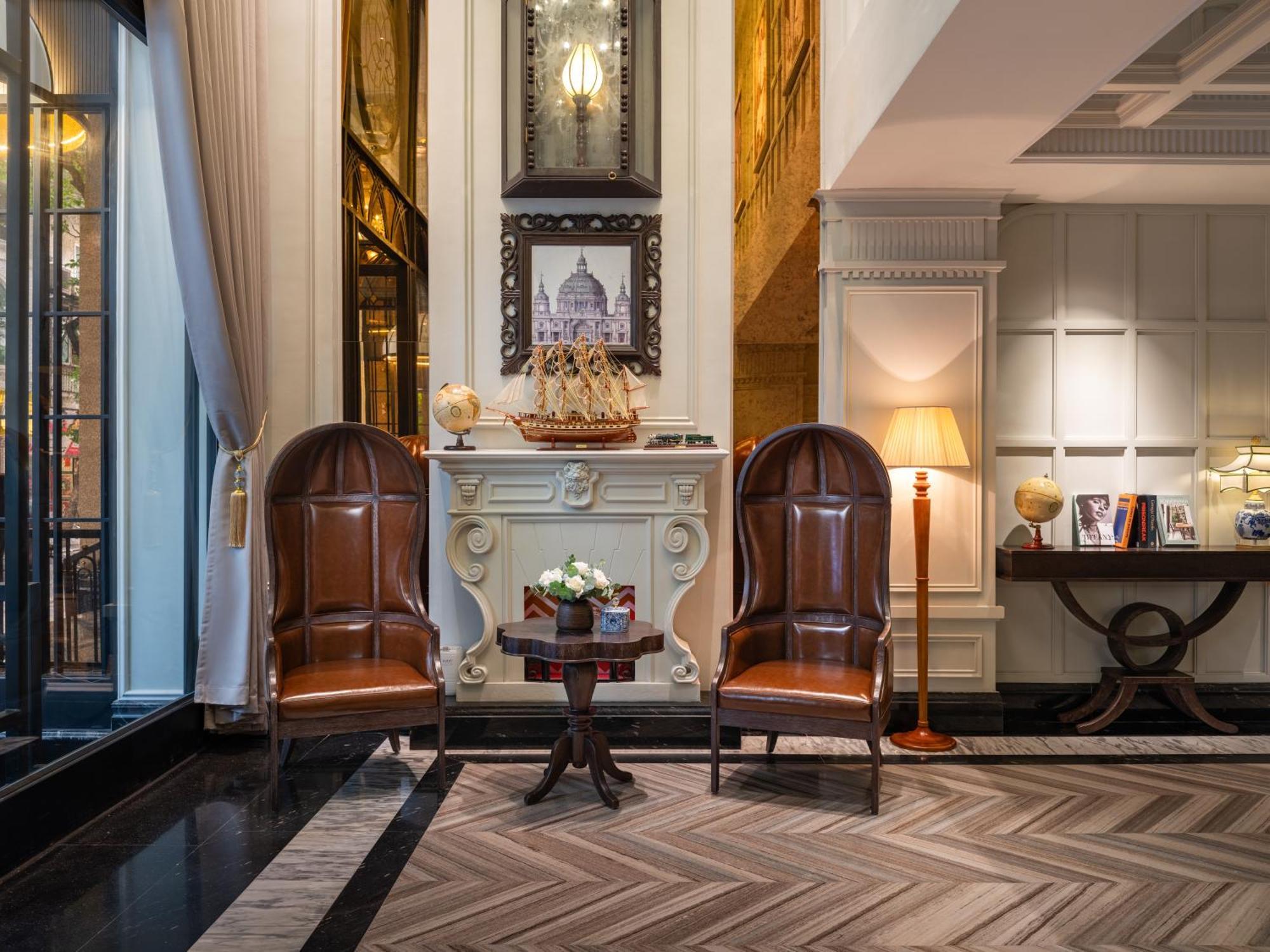 Grand Hotel Du Lac Hanoj Exteriér fotografie The lobby of the hotel